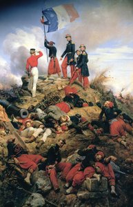 Intagningen av Malakoff av Emile Jean Horace Vernet