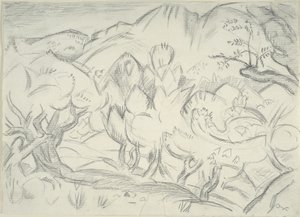 Landskap, Cassis av Emile Othon Friesz