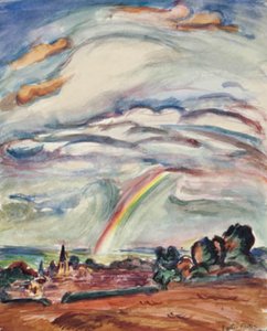 Regnbuen Montiullier av Emile Othon Friesz