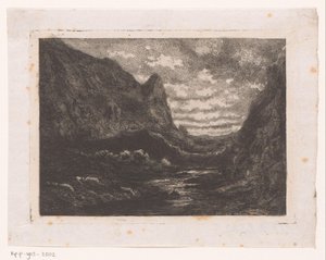 fjällsjö av Emile Puttaert (attributed to)