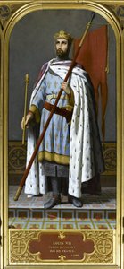 Kung Ludvig VII av Frankrike 1120-1180, 1842.