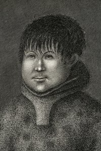 John Sakeouse, infödd i Jacob Sound, Grönland, den första Esquimaux som man vet hade varit i detta land, 1816 av Emilia Anderson