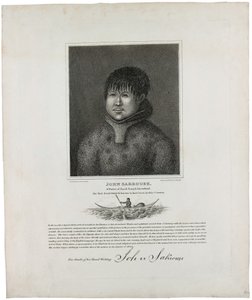 John Sakeouse, infödd i Jacob Sound, Grönland, den första Esquimaux som man vet hade varit i detta land, 1816 av Emilia Anderson