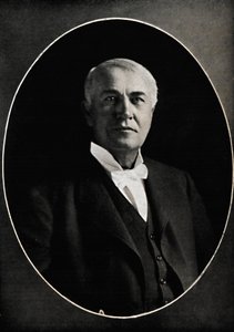 Thomas Edison, trollkarlen från väst, c1880-talet, 1914. av Emilie Bieber