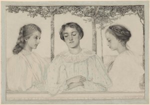 Ett trippelporträtt av Hermine, Emilia och Helena