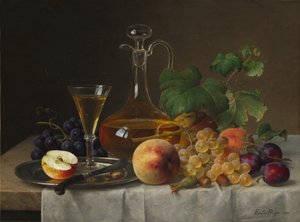 Stilleben med frukt
