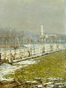 Landskap. Vinter sol