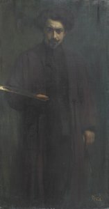 Självporträtt, Emilio Rizzi (olja på duk) av Emilio Rizzi