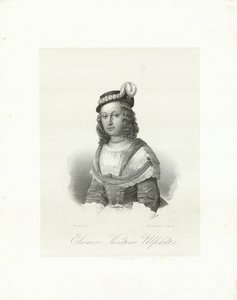 Leonora Christina, grevinna Ulfeldt 1621-1698, 1847. av Emilius Ditlev Baerentzen