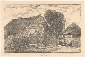 Gård med hölada