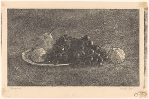 Skål med vindruvor och andra frukter