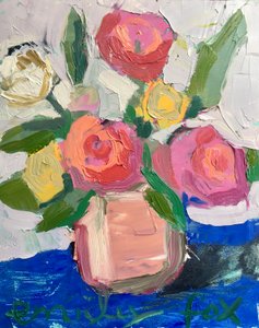 A Thoughtful Response, 2020 (olja på duk) av Emily Fox King