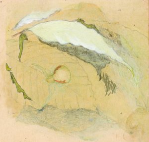 Porslin-vit spindel, sent 1800-tidigt 1900-tal.