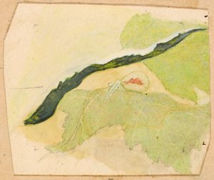 Porslin-vit spindel, sent 1800-tidigt 1900-tal.