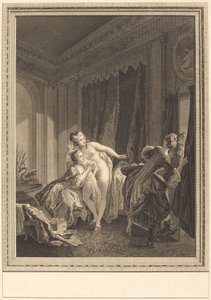 Kväll av Emmanuel Jean Nepomucène de Ghendt after Pierre Antoine Baudouin