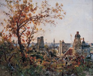 Beaulieu-lès-Loches, oktober 1886 (målning) av Emmanuel Lansyer