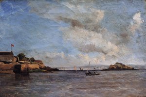 Douarnenez, marin, augusti 1865 (olja på duk) av Emmanuel Lansyer