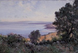 Douarnenez vete och träd i sikte av Emmanuel Lansyer