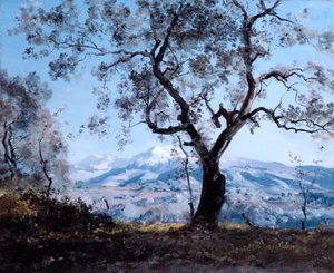 Området runt Menton, nära Roquebrune, 1892 av Emmanuel Lansyer