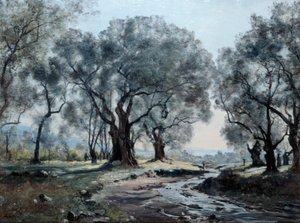 Bergsströmmen i Vallonet, 1892 av Emmanuel Lansyer