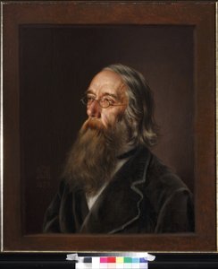 Porträtt av Vasilij Alexejevitj Yelagin (Elaguine) (1818-1879) av Dmitriev-Mamonov, Emmanuil Alexandrovich (1824-1880). Olja på duk av Emmanuil Alexandrovich Dmitriev Mamonov