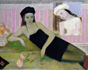 Antoinette och en detalj från Balthus