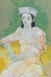 Dansare (olja ombord) av Endre Roder