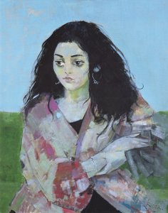 Divia (olja på duk) av Endre Roder