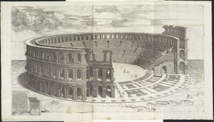 Arena av Verona Mirror of Roman Magnificence (serietitel) av Enea Vico