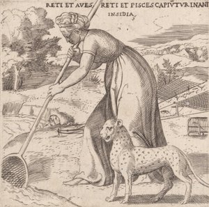 Infångning, ca. 1545-50. av Enea Vico