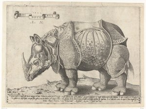 Neushoorn Noshörning (titel på objekt)
