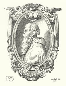 Pietro Bembo, italiensk forskare, poet och kardinal av Enea Vico