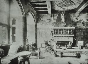 9 Melbury Road: salongen, 1890 av English Photographer