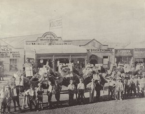 Ett kameltåg, Coolgardie, västra Australien av English Photographer