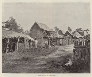 En skogsby på Madagaskar