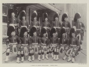 En grupp Gordon Highlanders, Dargai Boys