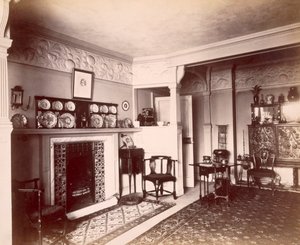 Ett Norman Shaw-hus i Hampstead av English Photographer