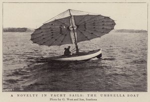 En nyhet i Yacht Sails, paraplybåten av English Photographer