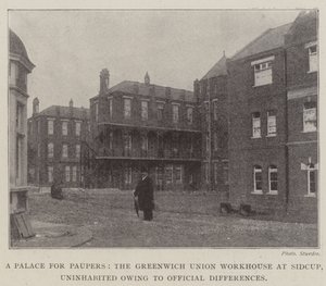 A Palace for Paupers, Greenwich Union Workhouse i Sidcup, obebodd på grund av officiella skillnader av English Photographer