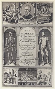 A Pare, The Workes, T Cotes och R Young 1634 (s/v foto) av English Photographer