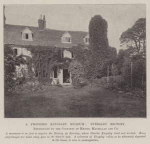 Ett föreslaget Kingsley Museum, Eversley Rectory av English Photographer