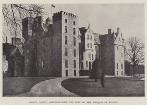 Aboyne Castle, Aberdeenshire, säte för markisen av Huntly av English Photographer