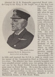 Amiral Sir E R Fremantle, Naval ADC till kungen av English Photographer