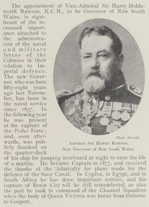 Amiral Sir Harry Rawson, ny guvernör i New South Wales av English Photographer