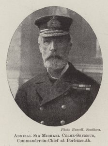 Amiral Sir Michael Culme-Seymour, överbefälhavare vid Portsmouth