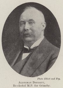 Alderman Doughty, omvald riksdagsledamot för Grimsby av English Photographer