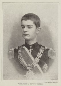 Alexander I, kung av Servien av English Photographer