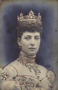 Alexandra av Danmark (färgad bild) av English Photographer