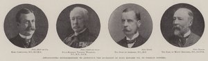 Extraordinära ambassadörer tillkännager kung Edward VII:s anslutning till främmande makter av English Photographer