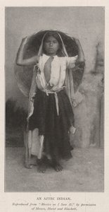 En aztekisk indian av English Photographer